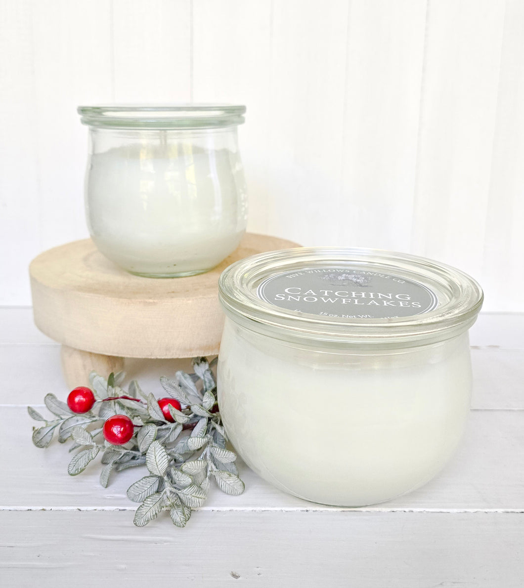 Catching Snowflakes  9 oz. European Preserve Jar