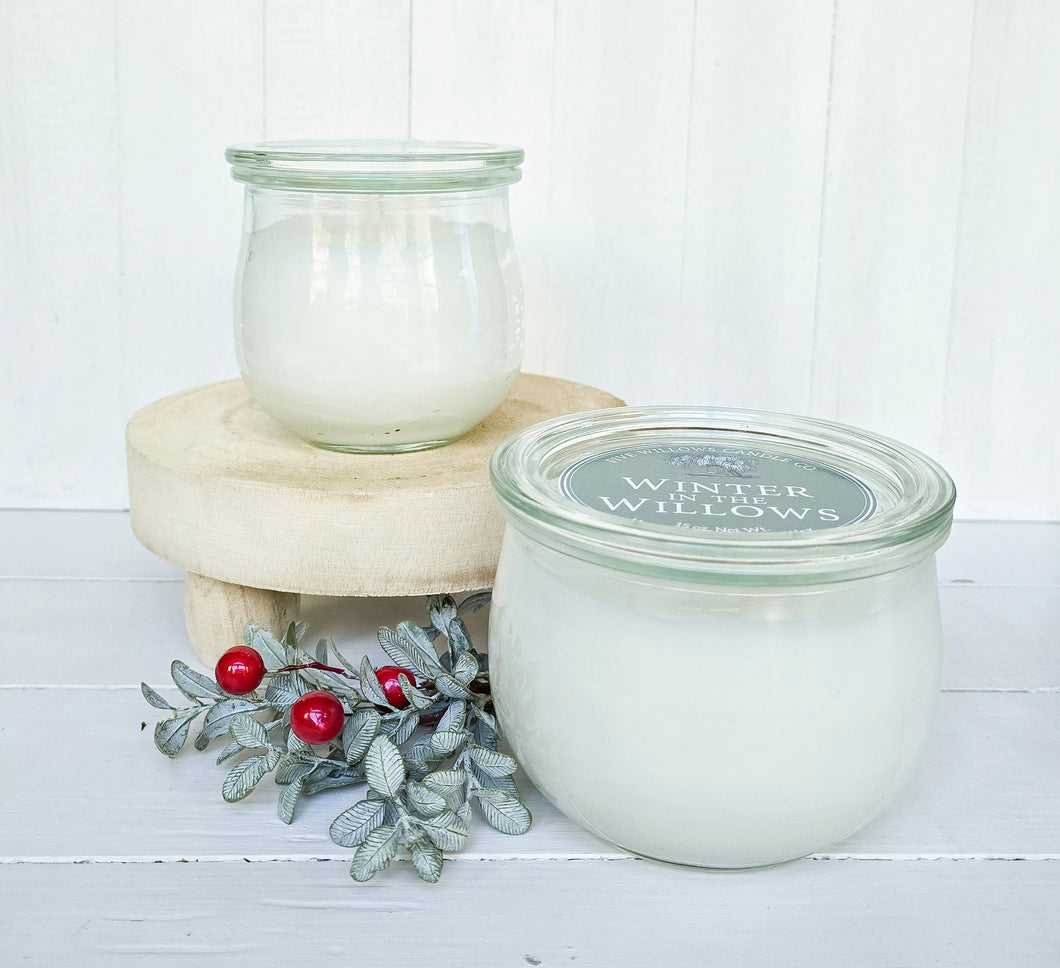 Catching Snowflakes  15 oz. European Preserve Jar