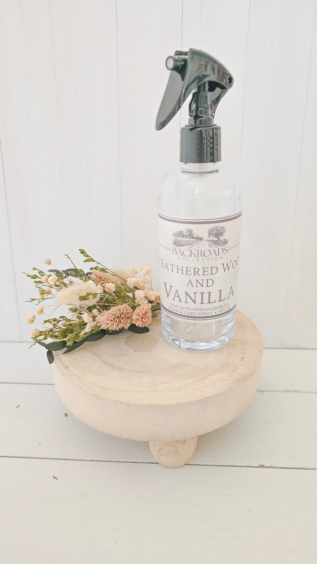 Weathered Wood & Vanilla Room/Linen Spray