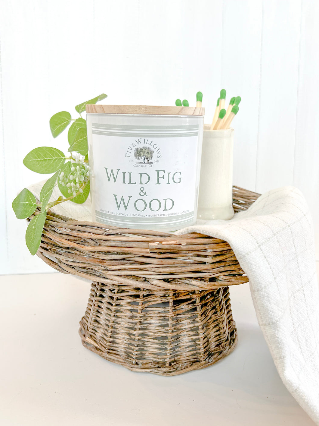 Wild Fig & Wood 15 oz. Signature Tumbler